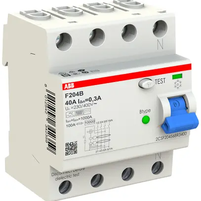 Interruttore differenziale proM compact 3PN tipo B 40A 300mA 4UM leggr.ritardato 