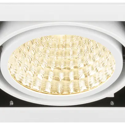 Downlight LED SLV KADUX 27W 3050lm 930 30° DALI 195×195mm bianco 