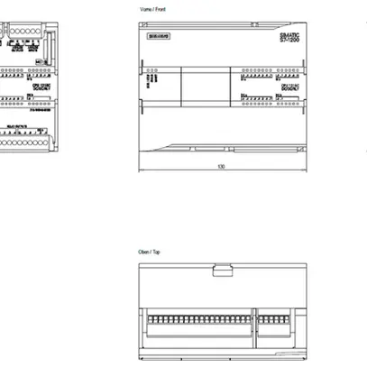 Unità base PLC Siemens SIMATIC S7-1200 CPU 1215C DC/DC/relè 24V 