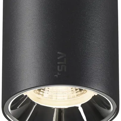 Spot LED SLV NUMINOS S 1×16W 1200lm 940 40° DALI 48V AD Ø60mm nero/argento 