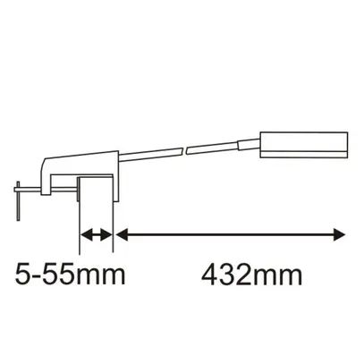 LED-Displayleuchte SLV DISPLAY, 9W 1060lm 3000K IP20 silbergrau 