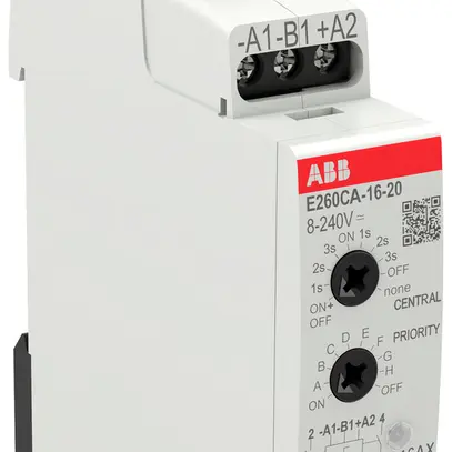 Teleruttore ABB E260CA-16-20 1UM 8…240VUC/16A 4000W 2Ch 