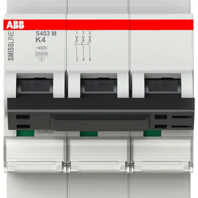 Disgiuntore SMISSLINE TP S 3×4A K 25kA 