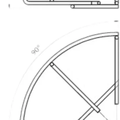 Coude 90° Bettermann 55×200mm zingué à chaud par immersion 