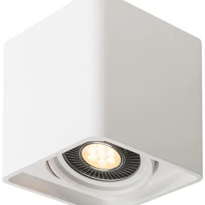 Plafoniera SLV PLASTRA, GU10 35W gesso IP20 bianco 