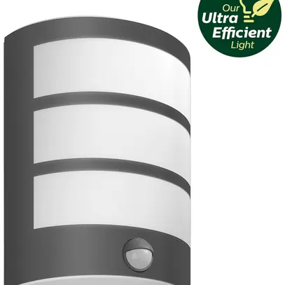 Applique LED Philips Python IR SEN 3.8W 800lm 827 IP44 anthracite 