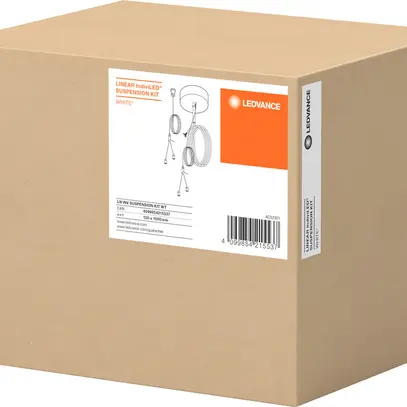 Kit de suspension à corde LEDVANCE LINEAR INDIVILED acier 1.5m câble 5 pôles bc 