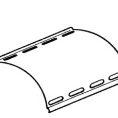 Gomito verticale esterno Lanz 100mm 