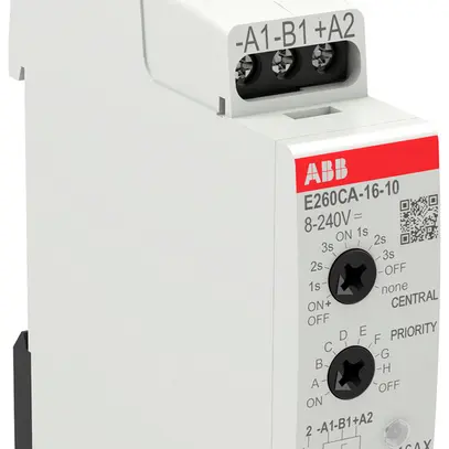 Teleruttore ABB E260CA-16-10 1UM 8…240VUC/16A 4000W 1Ch 