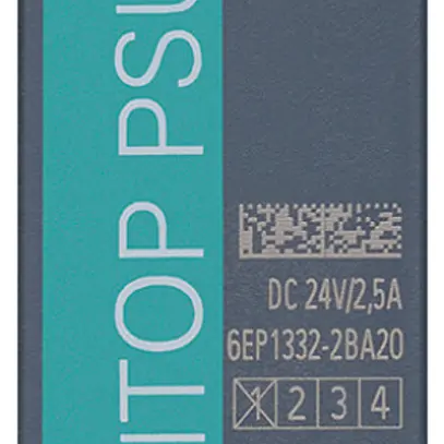 Alimentation Siemens SITOP PSU100S, IN:120/230VAC, OUT:24VDC/2.5A 
