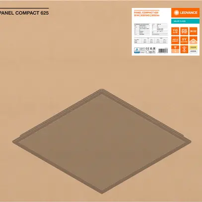 Lampada pannello LED LEDVANCE COMPACT 625 35W 3300lm 830 IP40/IP20 bianco 