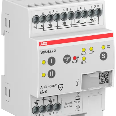 REG-Heizungsaktor KNX ABB VC/S6.2.2.2 6×Ausg 1A 24…230V 4TE 