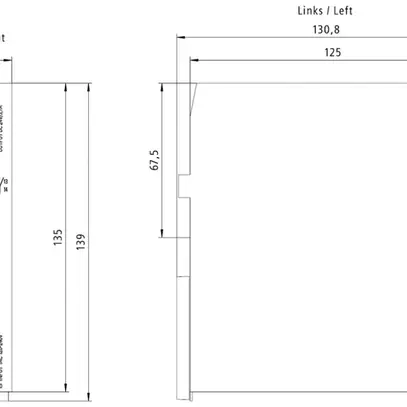 Alimentazione Siemens SITOP, IN: 120…230VAC (120…240VDC), OUT: 24VDC/3.7A 