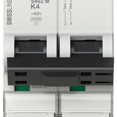 Disjoncteur SMISSLINE TP S 2×4A K 25kA 