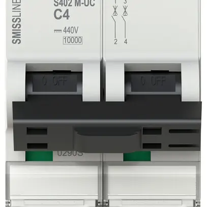 Disjoncteur SMISSLINE TP UCC 2×4A 10kA 