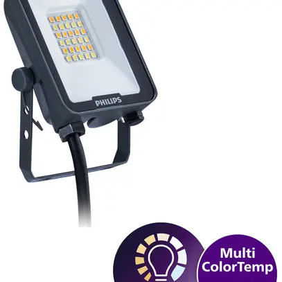 Projecteur LED Philips Ledinaire 10W 1200lm 830/840/865 IP65 110° 130×85 
