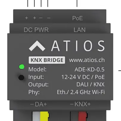 Atios KNX Bridge Matter pour KNX et DALI Gateway 