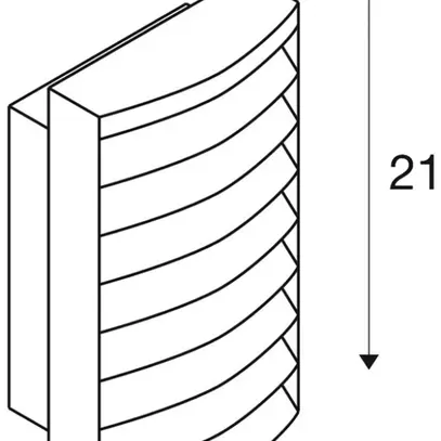 Applique LED SLV RASTERLYS 14W 350lm 827/830 IP65 VAR 210×120×76mm anthracite 