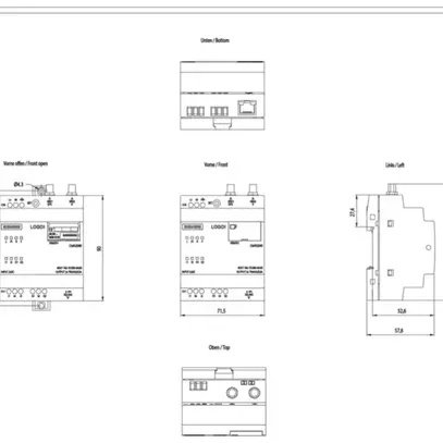 SPS-Kommunikationsmodul Siemens LOGO! CMR2040, LTE, 1×RJ45 Ethernet-Port 