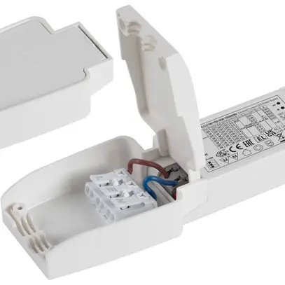 Décharge de traction SLV borne 3 pôles 36×34×23mm en matière synthétique blanc 