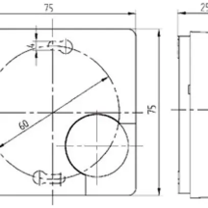 AP-Raumthermostat Eberle FR-E 52531/i, weiss 