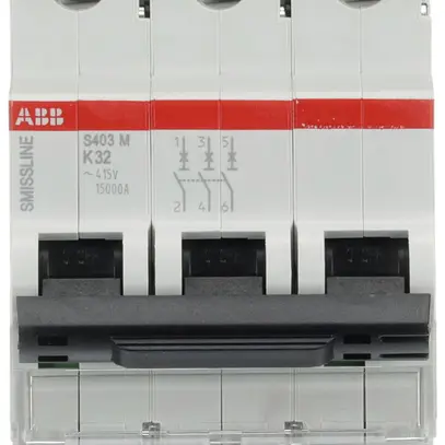 Disjoncteur SMISSLINE TP S 3×32A K 10kA 