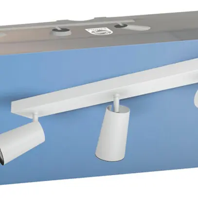 Plafonnier Philips myLiving PAISLEY, GU10 3×5.5W IP20, blanc 