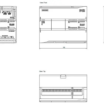 Unità base PLC Siemens SIMATIC S7-1200 CPU 1215C AC/DC/relè 24V 