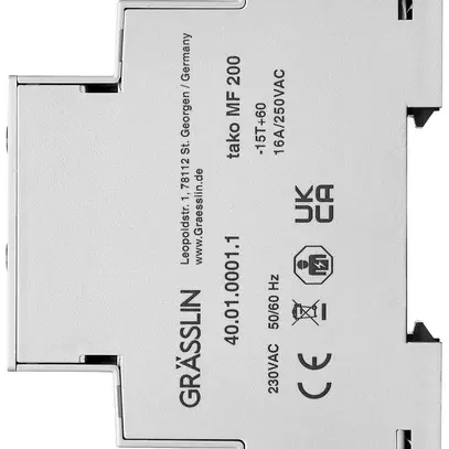 Relè a tempo AMD ELBRO tako MF 200 0.1s…100h 12…230V 0.01A 