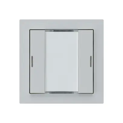 UP-Taster kallysto A KNX 2× RGB LED s/e-link hellgrau 