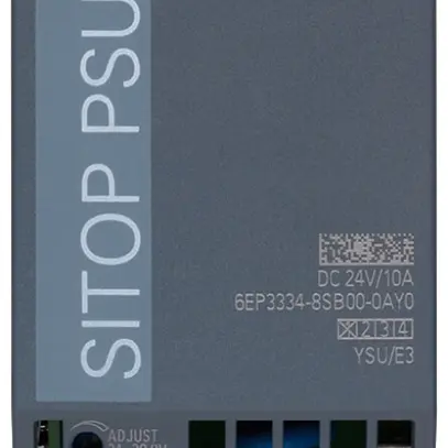 Alimentation Siemens SITOP PSU8200, IN:120/230VAC, OUT:24VDC/10A 