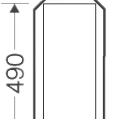 Couverture fermée gris pour coffret d'appareil grd.3 Enystar 