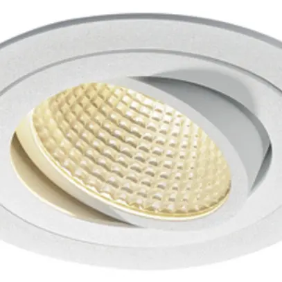 Downlight LED INS SLV NEW TRIA, 12W 1120lm 3000K 38° tonda IP20 bianco opaco 