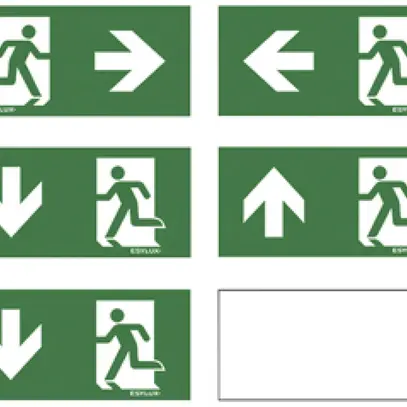 Lampada di emergenza ESYLUX SLF LEDi SC/C fissaggio a soffitto 