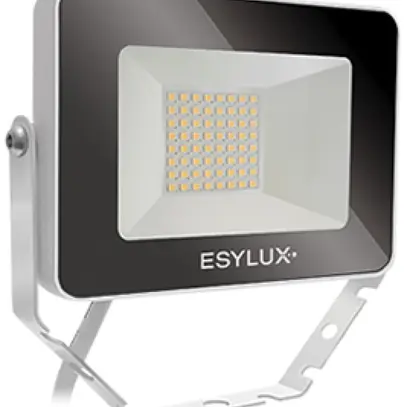 Proiettore LED ESYLUX OFL BASIC, 10W 3000K 1000lm 148×28×100mm IP65, bianco 
