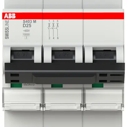 Disjoncteur SMISSLINE TP S 3×25A D 10kA 