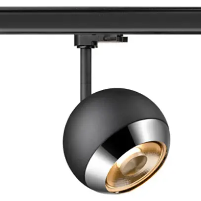 Spot SLV LIGHT EYE 150 GU10 1×13W VAR AD3PH Ø150mm noir 