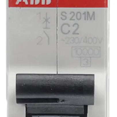 Disjoncteur ABB S201M-C2 2A C 10kA 