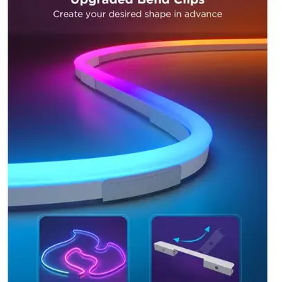 Ruban néon LED Govee, blanc, 5 m, RGBIC, Matter 