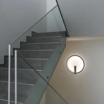LED-Decken-/Wandleuchte SLV ONE 60 DALI 25W 1500lm 3000/4000K Ø600×80mm schwarz 