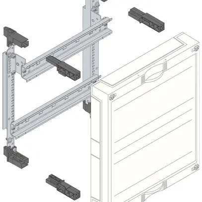 Kit Hager univers N 300×250mm per morsetti orizzontale 