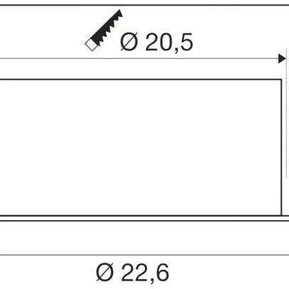 LED-Downlight SLV C 200 24W 3100lm 940 IP54 WB DALI Ø226mm weiss 