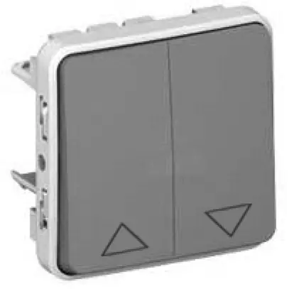 Interrupteur pour stores PLEXO 3+3/1L blanc 