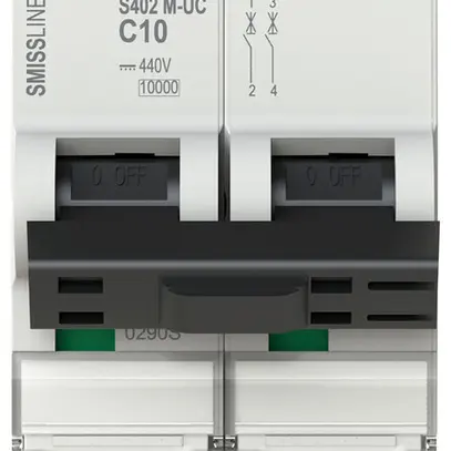 Disjoncteur SMISSLINE TP UCC 2×10A 10kA 