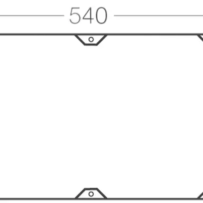 Cadre intermédiaire Hensel grd.4, 540×360×50mm 