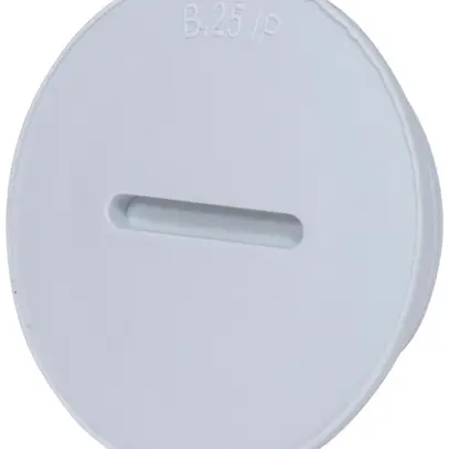 Tappo con bordo PS M12 grigio chiaro 