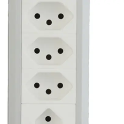 Modulo da tavolo ALU 4×T13 2×USB-A/1×USB-C 2m 3×1mm² interruttore bi/alu 