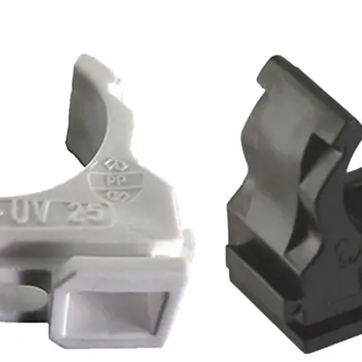 Collare di fissaggio PLICA Clipfix UV M16 bianco 