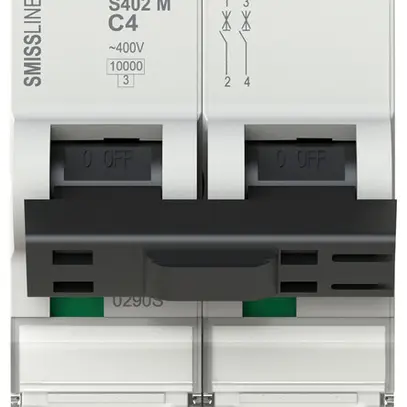Disjoncteur SMISSLINE TP S 2×4A C 10kA 