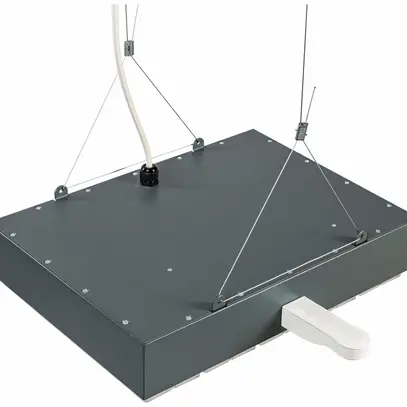 LED-Hallenstrahler Sylvania KubiXx AISLE PIR 140W 24900lm 840 IP65 DIM 440×460 